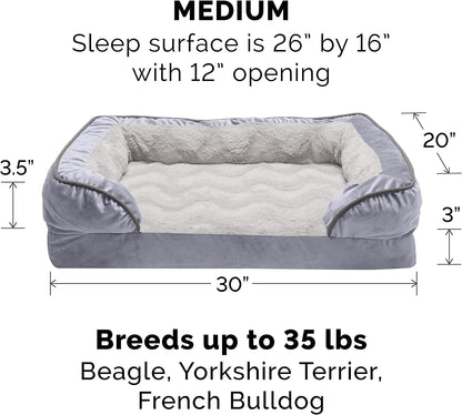 Orthopedic, Cooling Gel, and Memory Foam Pet Beds for Small, Medium, and Large Dogs and Cats - Luxe Perfect Comfort Sofa Dog Bed, Performance Linen Sofa Dog Bed, and More